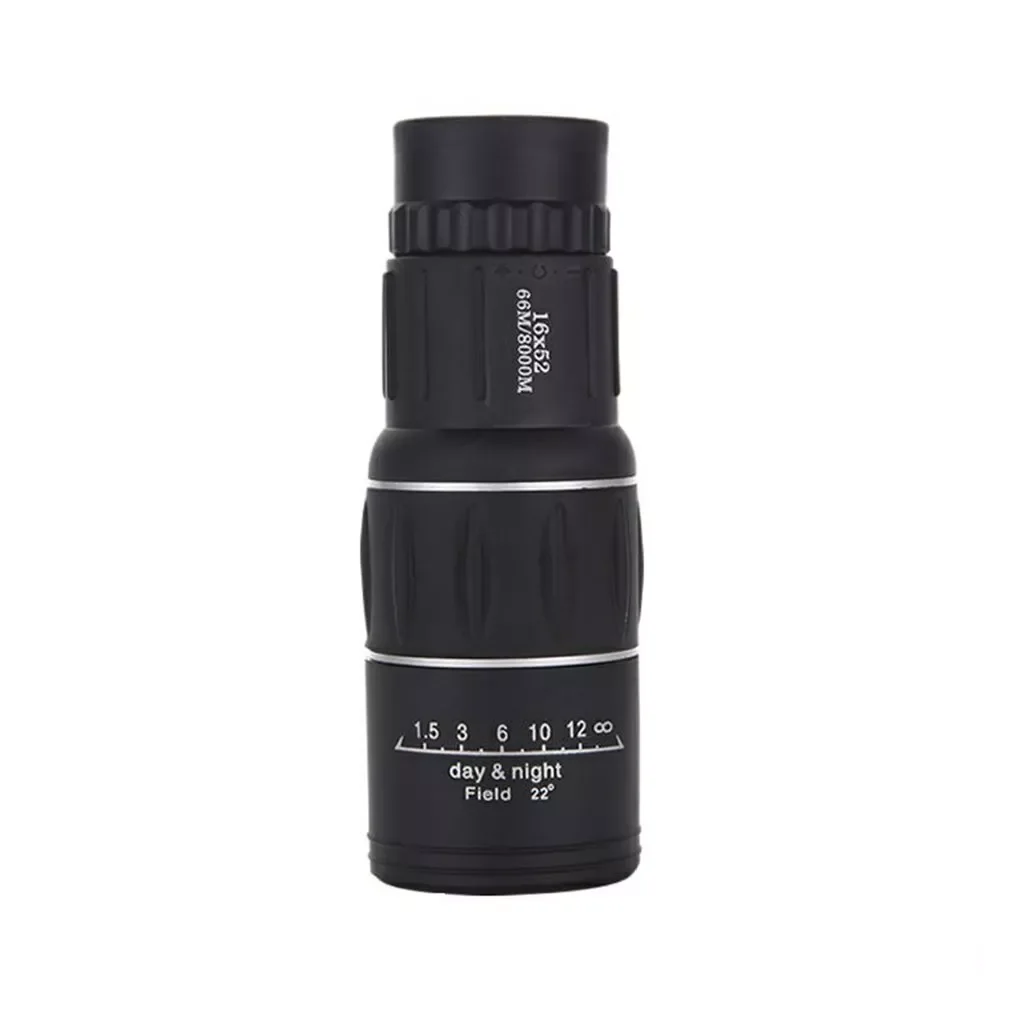 16X52 Distance Sports Zoomable Monocular Low Light Night Vision Monocular Telescope For Outdoor Watching
16X52 Distance Sports Zoomable Monocular Low Light Night Vision Monocular Telescope For Outdoor Watching