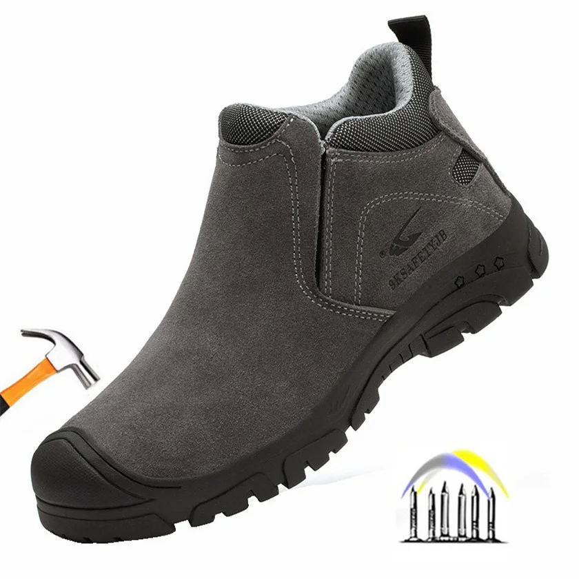 Anti-smash Anti-stab Safety Shoes for Men Construction Welding Work Shoes Wear-resistant Indestructible Shoes Outdoor Work Shoes
Anti-smash Anti-stab Safety Shoes for Men Construction Welding Work Shoes Wear-resistant Indestructible Shoes Outdoor Work Shoes