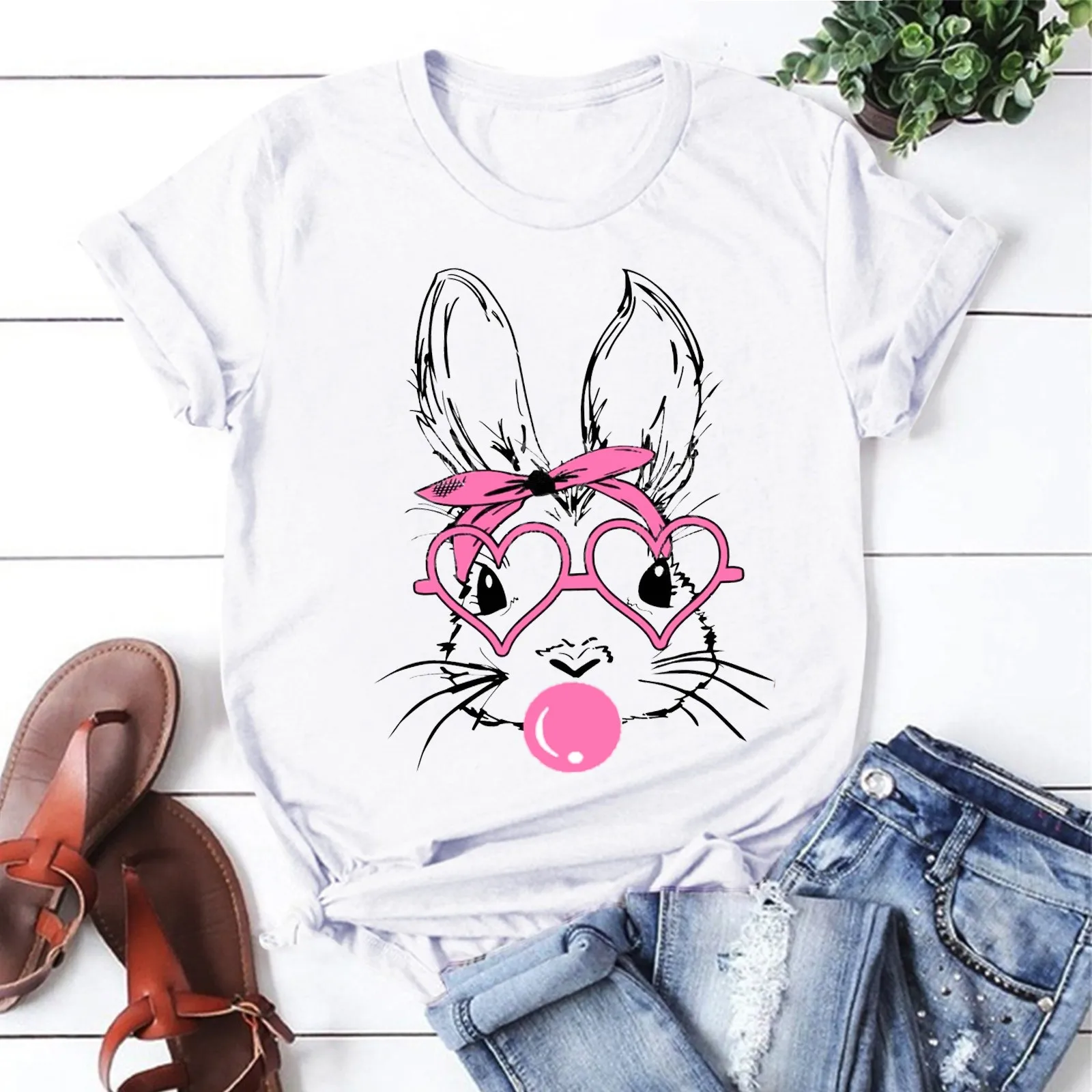 Easter Bunny Shirt Women Short Sleeve Tees Fashion Crewneck Hipster Graphic Rabbit Tee Shirt Top Casual Easter Day Gift Tee Tops 
Easter Bunny Shirt Women Short Sleeve Tees Fashion Crewneck Hipster Graphic Rabbit Tee Shirt Top Casual Easter Day Gift Tee Tops