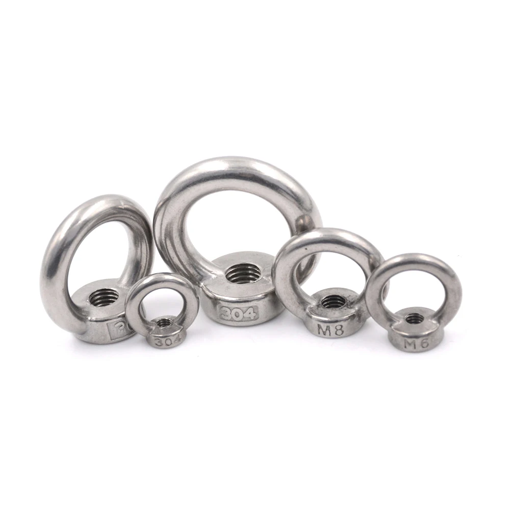 1pcs Eye Nut Stainless Steel Marine Lifting Eye nut Ring Nut Loop Hole for Cable Rope Lifting M5 M6 M8 M10 M12
1pcs Eye Nut Stainless Steel Marine Lifting Eye nut Ring Nut Loop Hole for Cable Rope Lifting M5 M6 M8 M10 M12