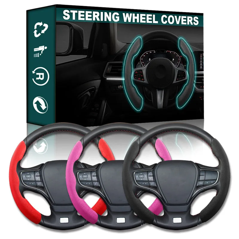 2pcs Car Steering Wheel Cover Winter Anti-skid Steering Wheel Plush Card Cover for Nismo Nissans Tiida Teana Skyline Juke Xtrail
2pcs Car Steering Wheel Cover Winter Anti-skid Steering Wheel Plush Card Cover for Nismo Nissans Tiida Teana Skyline Juke Xtrail