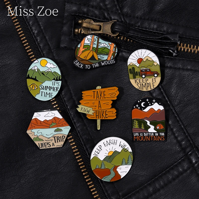 Trip Life"s Enamel Pin Sunrise Mountains And Lakes Camping And Picnicking Brooch On Backpack Badge Lapel Pin Natural Jewely Gift
Trip Life"s Enamel Pin Sunrise Mountains And Lakes Camping And Picnicking Brooch On Backpack Badge Lapel Pin Natural Jewely Gift