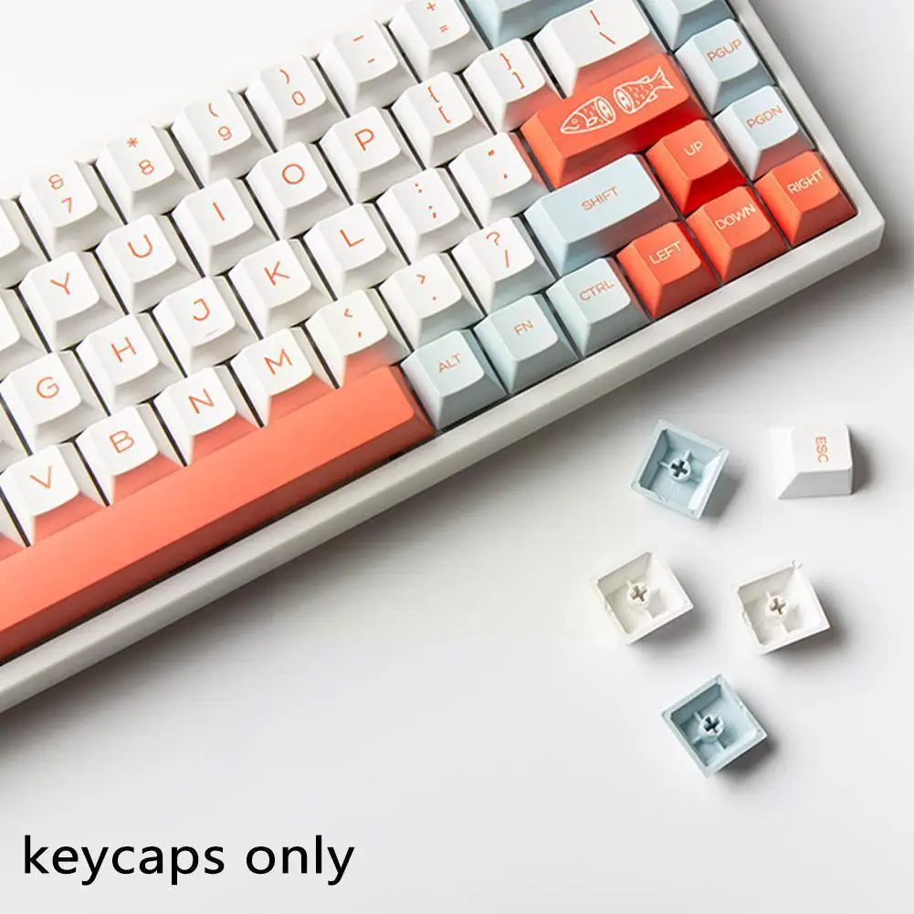 141 S Original Height Oem Pbt Caps Full Set Mechanical Board Caps Dye-sublimation Caps Pbt Salmon Gmk X7b5
141 S Original Height Oem Pbt Caps Full Set Mechanical Board Caps Dye-sublimation Caps Pbt Salmon Gmk X7b5