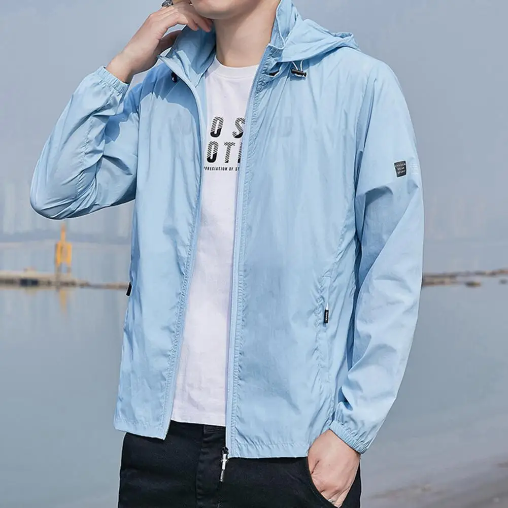 Simple Trendy Pockets Hood Jacket Coat Summer Sun Protection Coat Long Sleeve for Riding
Simple Trendy Pockets Hood Jacket Coat Summer Sun Protection Coat Long Sleeve for Riding