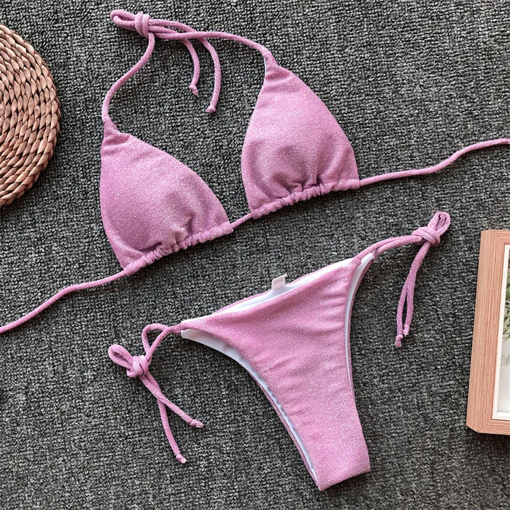 Sexy Women Shinny Bikini Sets Summer Swimwear Bandage Swimsuit Push Up Bra Swimsuit Beachwear Bathing Suit Beachwear Costume
Sexy Women Shinny Bikini Sets Summer Swimwear Bandage Swimsuit Push Up Bra Swimsuit Beachwear Bathing Suit Beachwear Costume