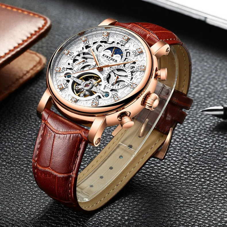Men's Automatic Mechanical Watch Hollow Waterproof Business Watch Hot Automatic Watch
Men's Automatic Mechanical Watch Hollow Waterproof Business Watch Hot Automatic Watch