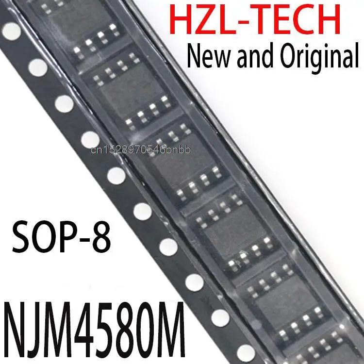 10 шт. Новый и оригинальный SOP8 NJM4580 SOP 4580M SMD SOP8 NJM4580M