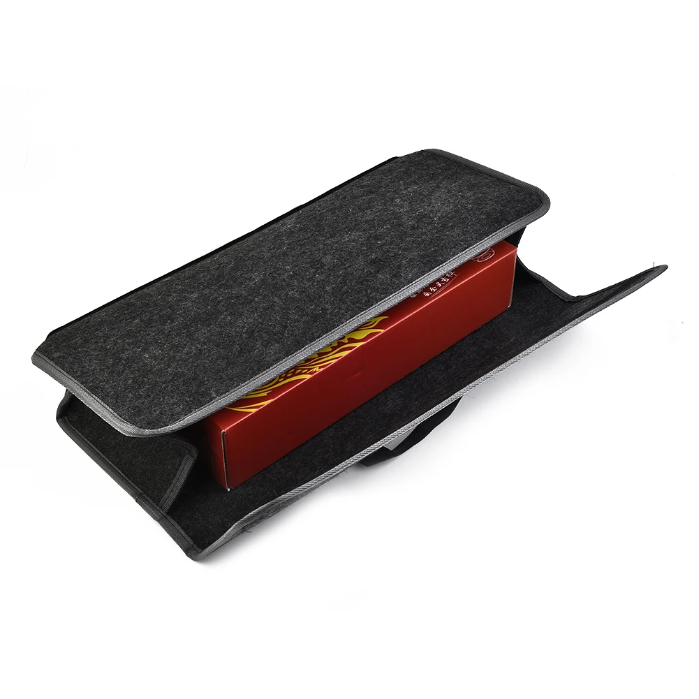 1PC Car Storage Bag Box Portable Luggage Storage Bag Collapsible 49x16x24cm Interior Accessory Stowing Tidying
1PC Car Storage Bag Box Portable Luggage Storage Bag Collapsible 49x16x24cm Interior Accessory Stowing Tidying