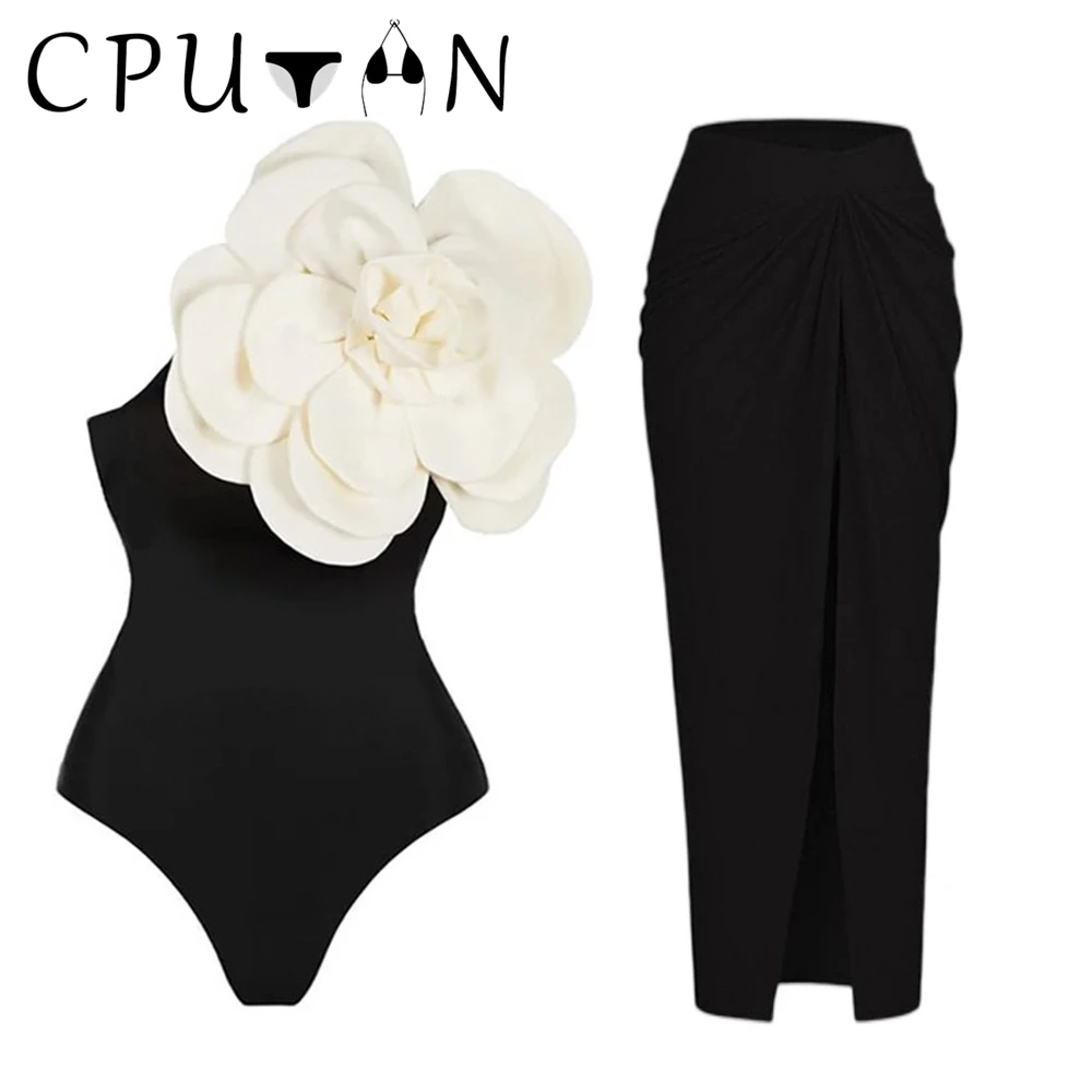 CPUTAN 2023 Sexy 3D Flower One Piece Shoulder Swimsuit Skirt Summer Women Black Swimwear Beachwear Dress Monokini Bathing Suit
CPUTAN 2023 Sexy 3D Flower One Piece Shoulder Swimsuit Skirt Summer Women Black Swimwear Beachwear Dress Monokini Bathing Suit
