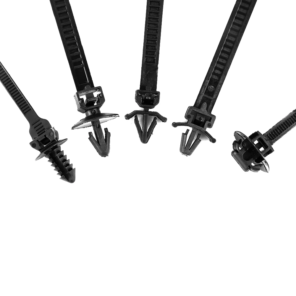100pcs Nylon Cable Tie Fastener Clips Car Loom Hose Clamp Fastening Zip Cable Bundled Wire Band Strap Clip Tools
100pcs Nylon Cable Tie Fastener Clips Car Loom Hose Clamp Fastening Zip Cable Bundled Wire Band Strap Clip Tools