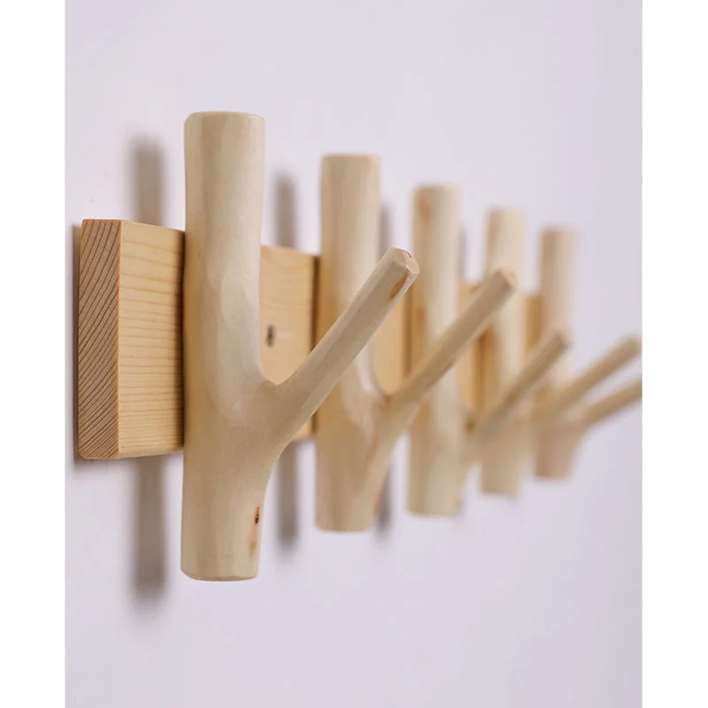 solid Creative key on the entrance porch hanger branch clothes and hats wall wood hook
solid Creative key on the entrance porch hanger branch clothes and hats wall wood hook