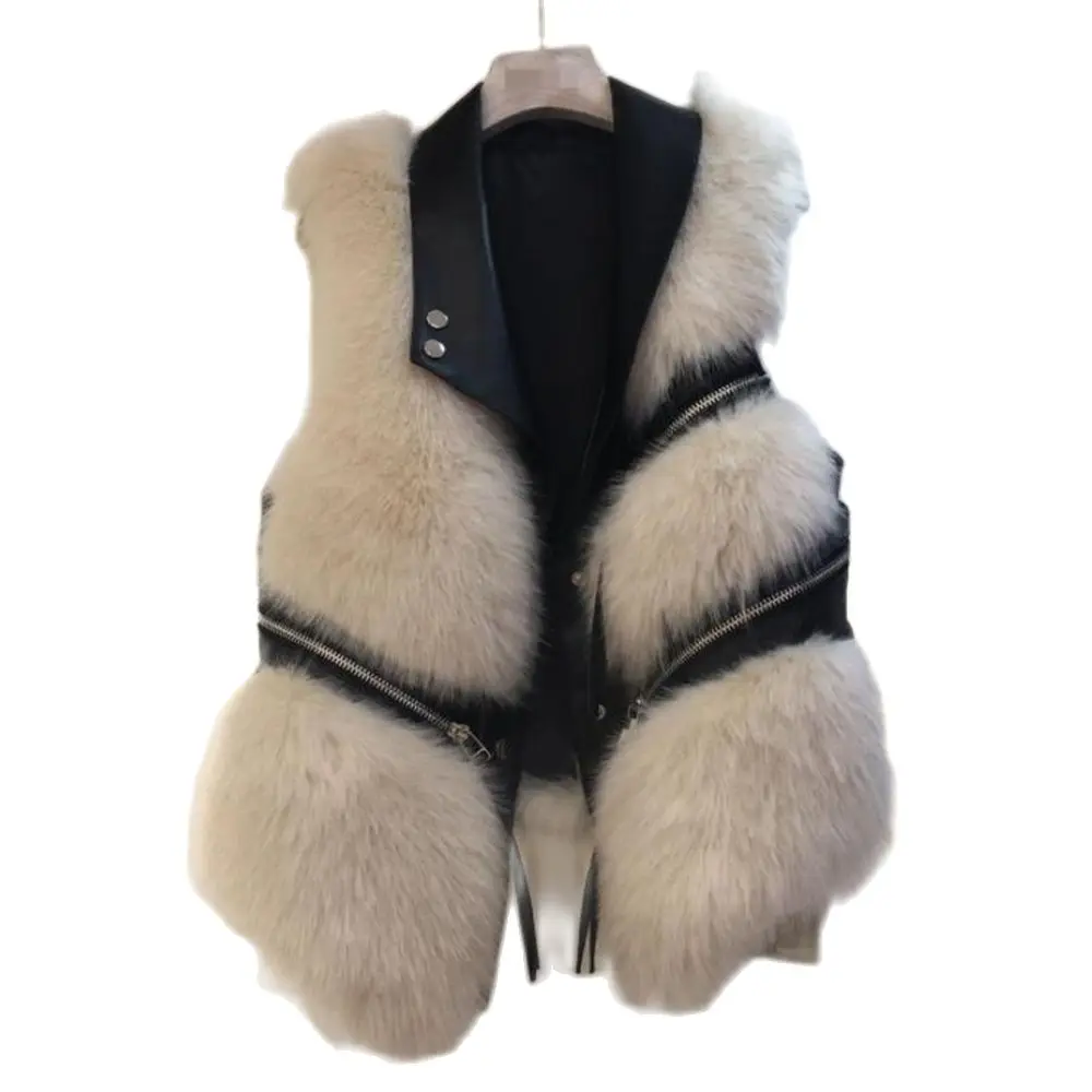 Faux Fur Vest Coat Women'S Lapel Sleeveless Buckle Slim Fit Hot Sale Teddy Coat 2021 High Street Plush Fur One Piece Jacket
Faux Fur Vest Coat Women'S Lapel Sleeveless Buckle Slim Fit Hot Sale Teddy Coat 2021 High Street Plush Fur One Piece Jacket