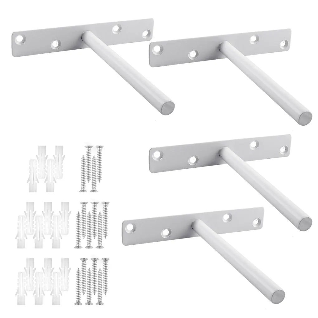 4set Shelf Brackets - High Hardness And Excellent Wear Resistance Shelf Brackets & Supports Floating Hidden
4set Shelf Brackets - High Hardness And Excellent Wear Resistance Shelf Brackets & Supports Floating Hidden