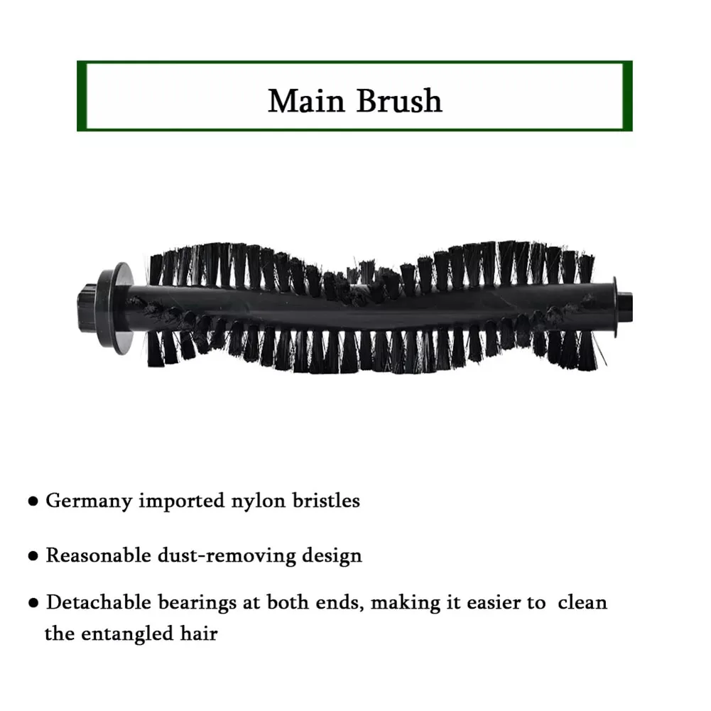 Durable Mop Cloths Roller Brush Side Brushes Cleaner Accessories Easily Accumulate Dust For 360 SmartAI Robot Hair Isolation
Durable Mop Cloths Roller Brush Side Brushes Cleaner Accessories Easily Accumulate Dust For 360 SmartAI Robot Hair Isolation