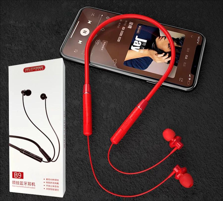 

Wireless Headphones Bluetooth 5.0 Neckband Earphones Magnetic Sports Waterproof TWS Earbuds Blutooth Headset with Microphone Mic