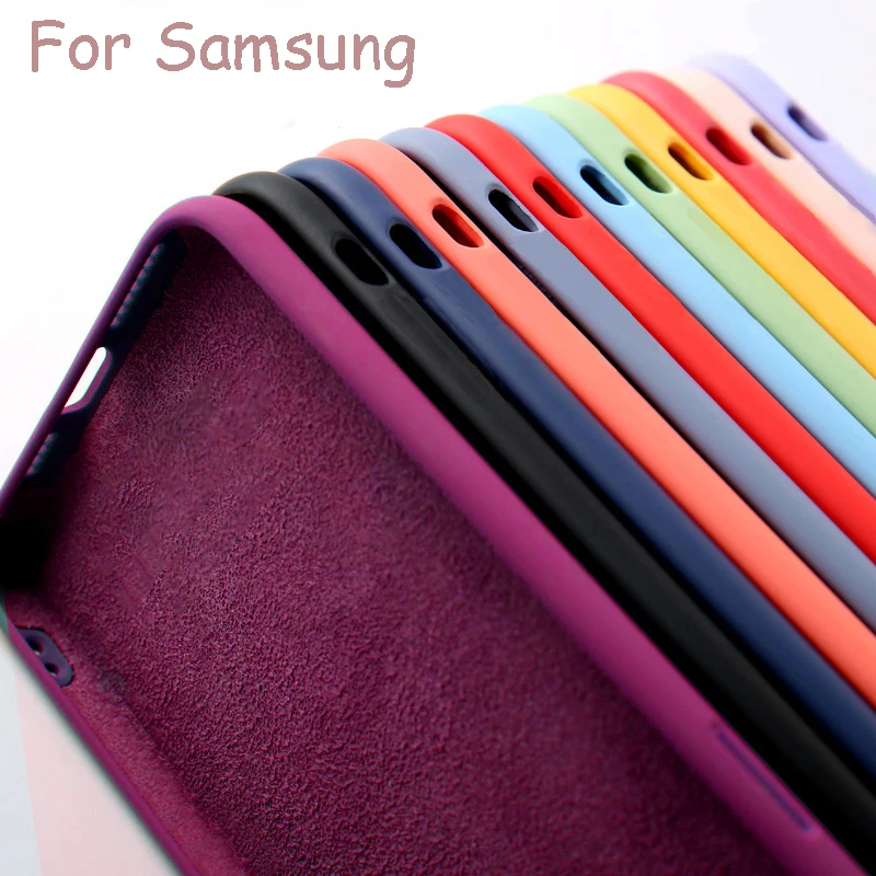 

Чехол-накладка для Samsung, Galaxy S22, S21, S20, S10, S9 Ultra, Plus FE, A72, A71, A70, A52, A51, A50, A42, A32, силикон, 5G, прямоугольный