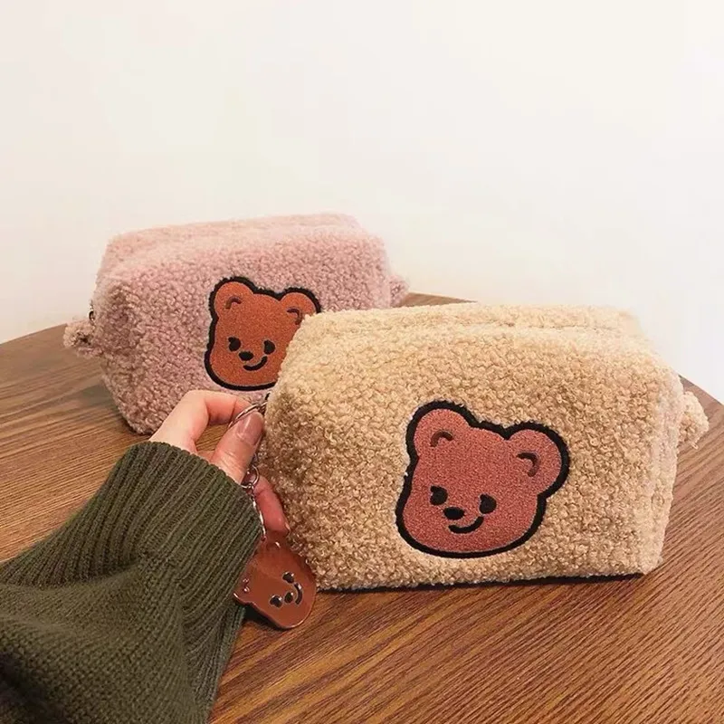 Kawaii Bear Cosmetic Storage Bag Women Makeup Organizer Handbags Lipstick Wash Bag Cute Pencil Cases School Stationery Supplies
Kawaii Bear Cosmetic Storage Bag Women Makeup Organizer Handbags Lipstick Wash Bag Cute Pencil Cases School Stationery Supplies
