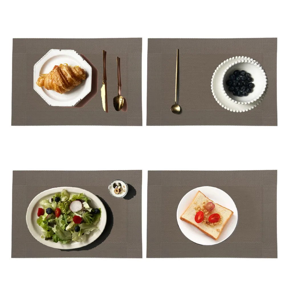 Set of 8/12 High-end PVC Placemats for Dining Table Mat Waterproof Oil Proof and Easy to Clean Dining Table Decor Mats
Set of 8/12 High-end PVC Placemats for Dining Table Mat Waterproof Oil Proof and Easy to Clean Dining Table Decor Mats