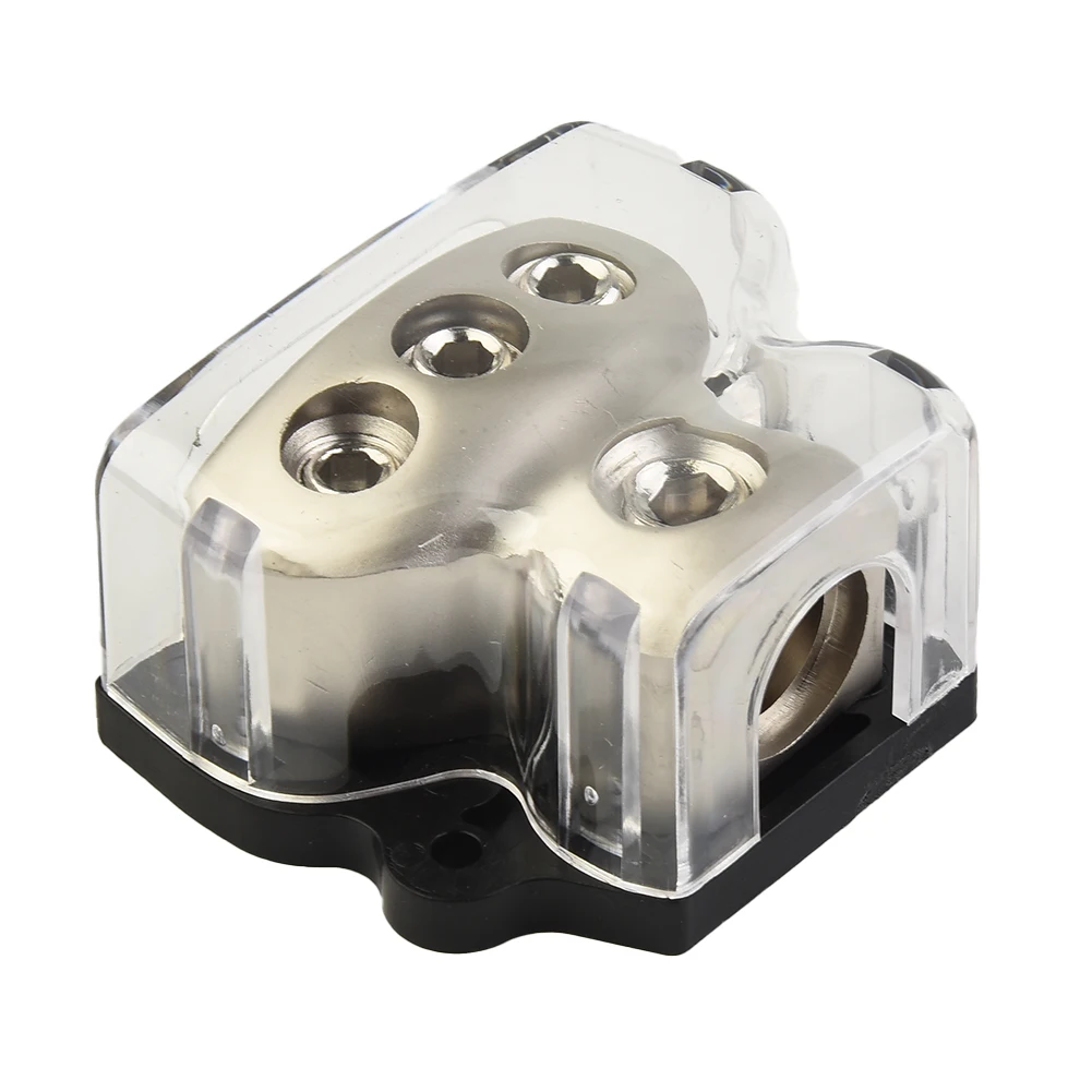 Deep Wire Recesses Car Power Distributor Block Distribution Block Wire Splitter Zinc Alloy 3 Way 4 AWG High Quality
Deep Wire Recesses Car Power Distributor Block Distribution Block Wire Splitter Zinc Alloy 3 Way 4 AWG High Quality