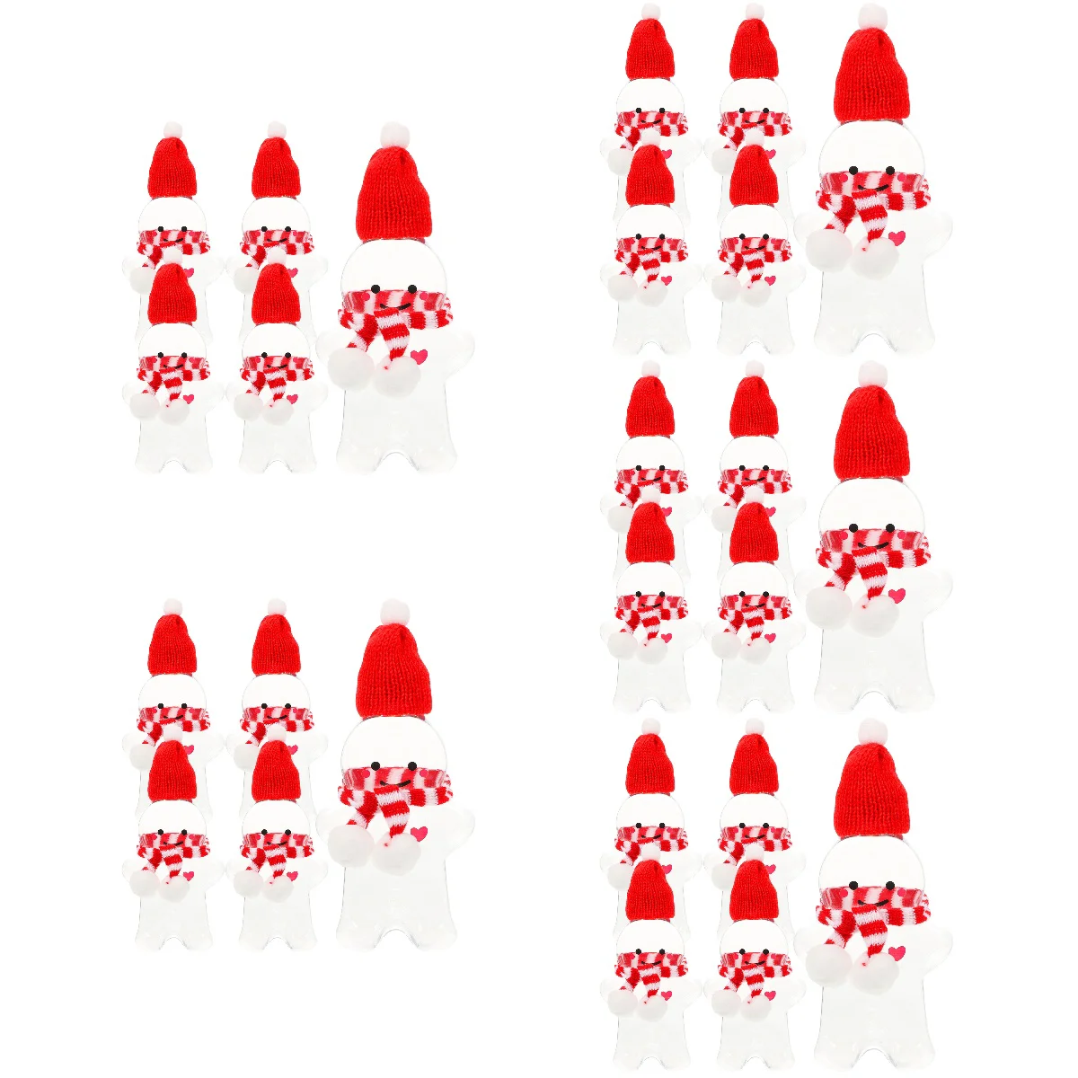 25 Sets of Christmas Gingerbread Man Bottles Biscuit Candy Jars Creative Empty Bottles Kit
25 Sets of Christmas Gingerbread Man Bottles Biscuit Candy Jars Creative Empty Bottles Kit