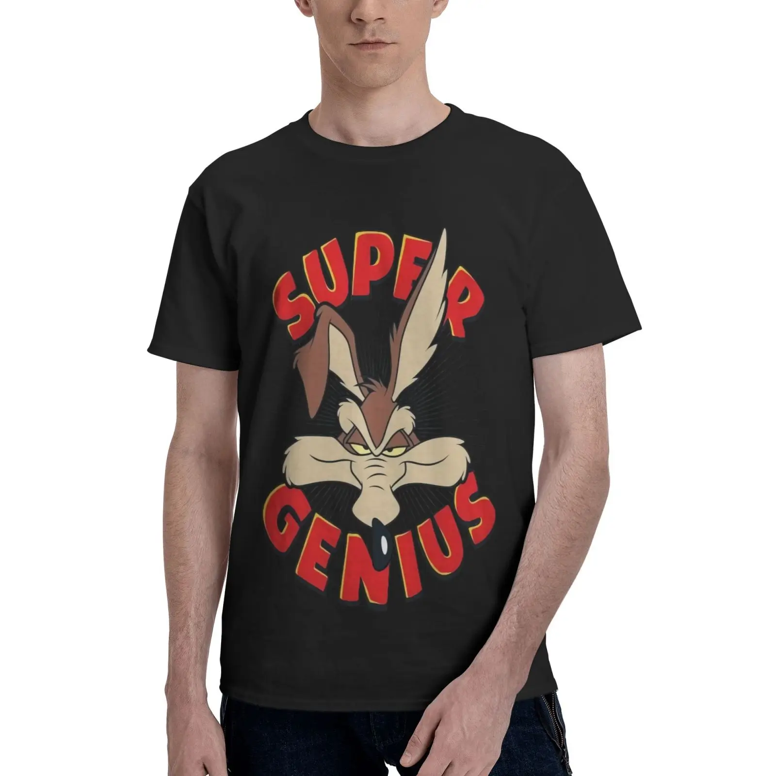 Warner Bros Wile E Coyote Super Men T-Shirt Men's Shirts Oversized T Shirt Men's Clothing Top Anime T-Shirt Men's Shirts Shirt
Warner Bros Wile E Coyote Super Men T-Shirt Men's Shirts Oversized T Shirt Men's Clothing Top Anime T-Shirt Men's Shirts Shirt
