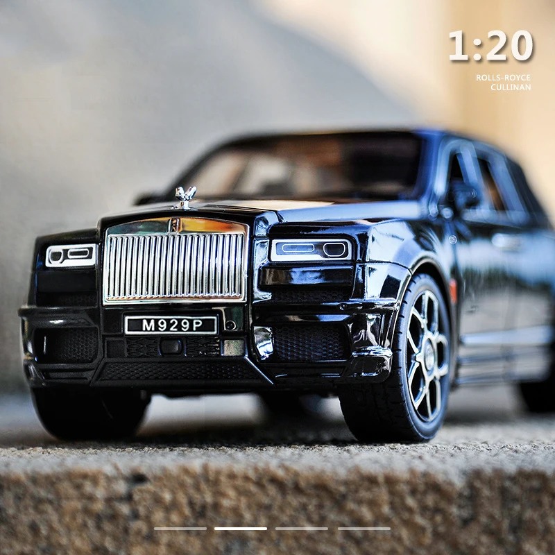 1:20 Rolls Royce Cullinan Big Size SUV Alloy Model Car Toys High Simulation Decoration Collection with Sounds Light
1:20 Rolls Royce Cullinan Big Size SUV Alloy Model Car Toys High Simulation Decoration Collection with Sounds Light
