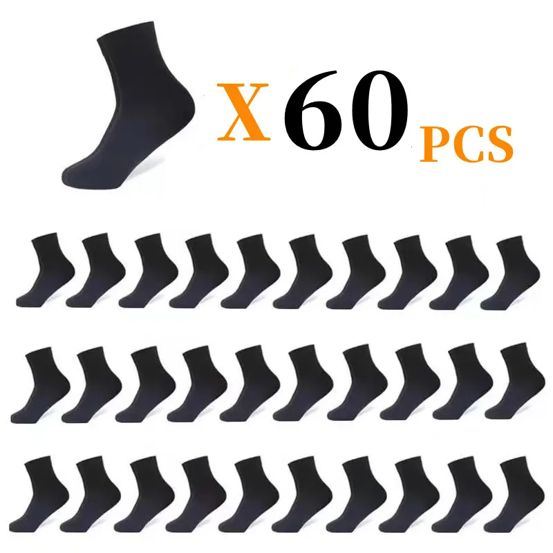 30Pairs/ Lot Men's Socks Polyester Cotton Socks Business Casual Solid Color Socks Breathable Soft Men's Foot Bath Socks EU38-45
30Pairs/ Lot Men's Socks Polyester Cotton Socks Business Casual Solid Color Socks Breathable Soft Men's Foot Bath Socks EU38-45
