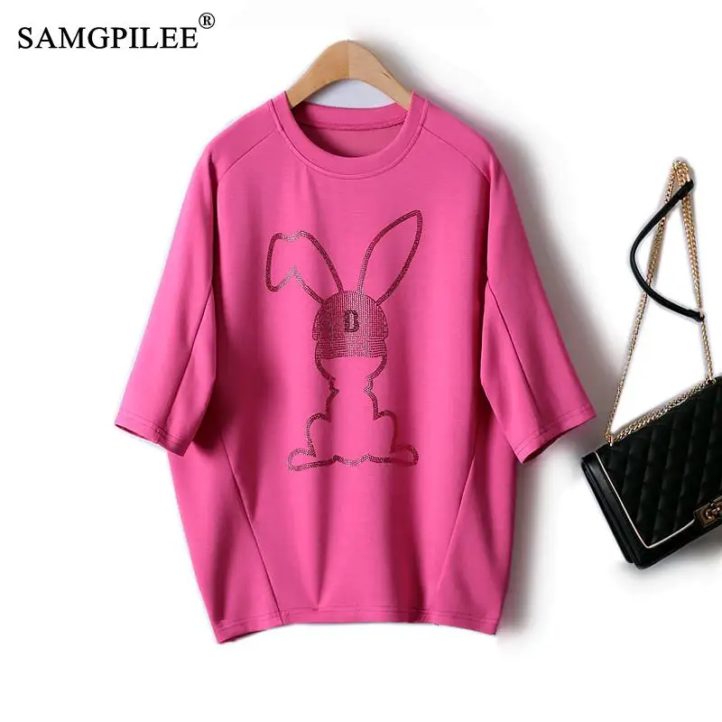 Casual Oversized T-shirt 2022 New Summer Fashion Air Cotton Cartoon Figure High Hot Drill 4 Colors Optional Top Y2k Clothes 4XL
Casual Oversized T-shirt 2022 New Summer Fashion Air Cotton Cartoon Figure High Hot Drill 4 Colors Optional Top Y2k Clothes 4XL