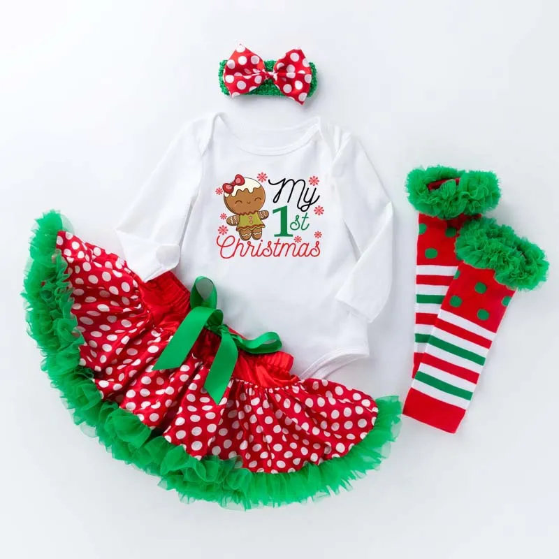 Newborn Christmas Baby Clothes Xmas Toddler Romper Infant Jumpsuit Tutu Skirt Headband Leg Warmers 4pcs Baby Girls Clothing Set
Newborn Christmas Baby Clothes Xmas Toddler Romper Infant Jumpsuit Tutu Skirt Headband Leg Warmers 4pcs Baby Girls Clothing Set