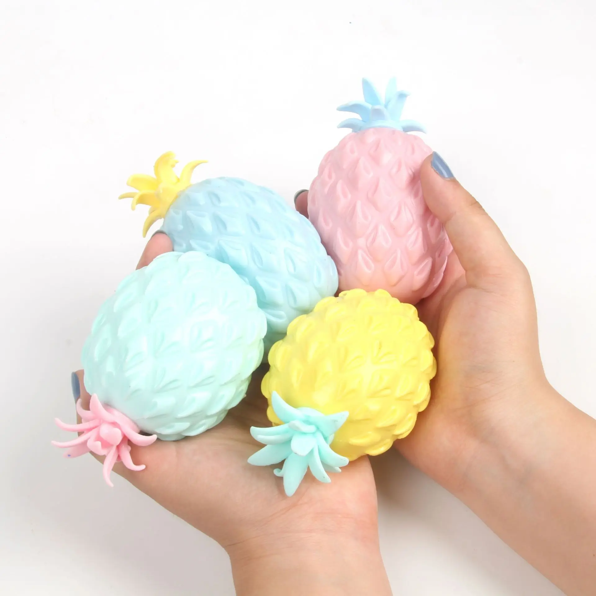 

Funny Fruit Anti Stress Pineapple Squeeze Ball Soft Stress Reliever Adult Vent Emotions Fidget Toy Children Pineapple Squishy
