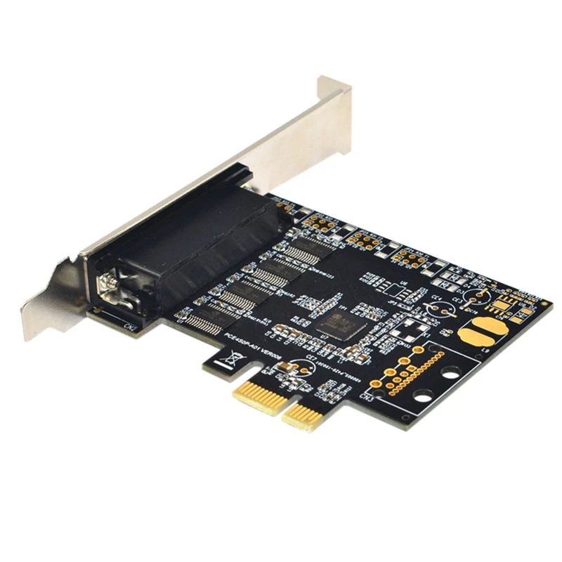 PCI-E Serial Port Card PCI-E To 4 Serial Port RS232 9-Pin Industrial Control 4 Port Expansion Card AX99100 with Line
PCI-E Serial Port Card PCI-E To 4 Serial Port RS232 9-Pin Industrial Control 4 Port Expansion Card AX99100 with Line