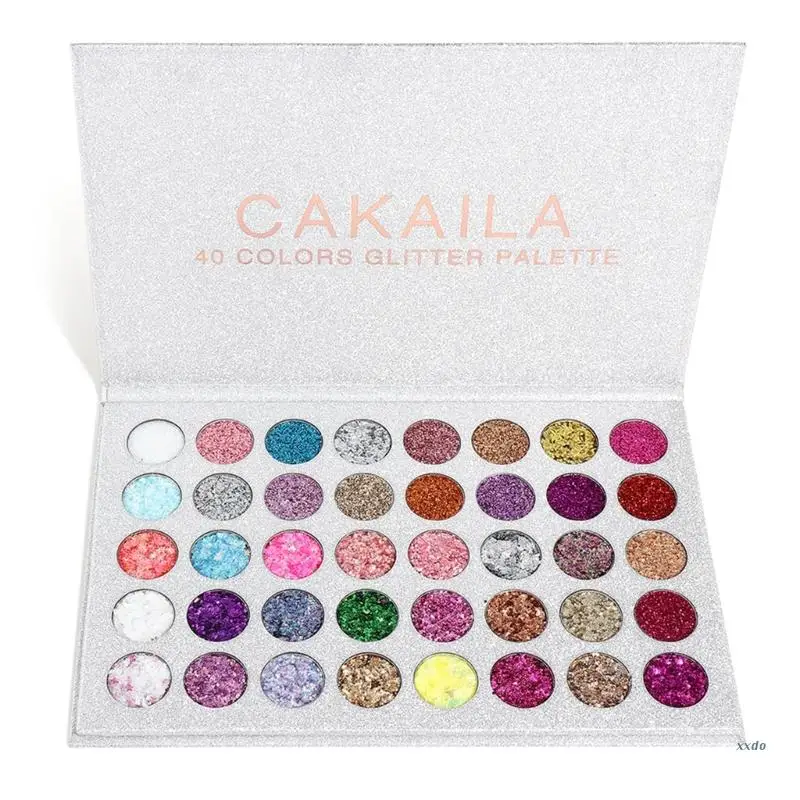 41 Colors Eyeshadow Palette Shimmer Glitter Eye Shadow Powder Highly Pigmented Gift Make Up Pallet for Women Girls
41 Colors Eyeshadow Palette Shimmer Glitter Eye Shadow Powder Highly Pigmented Gift Make Up Pallet for Women Girls