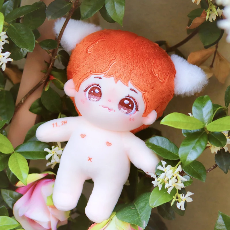 Idol Star Cute No Attribute Plush Cotton 20cm Animal Ear Boy Doll Body Toys Change Clothes Plushie Pillow Kawaii Fans Gift
Idol Star Cute No Attribute Plush Cotton 20cm Animal Ear Boy Doll Body Toys Change Clothes Plushie Pillow Kawaii Fans Gift