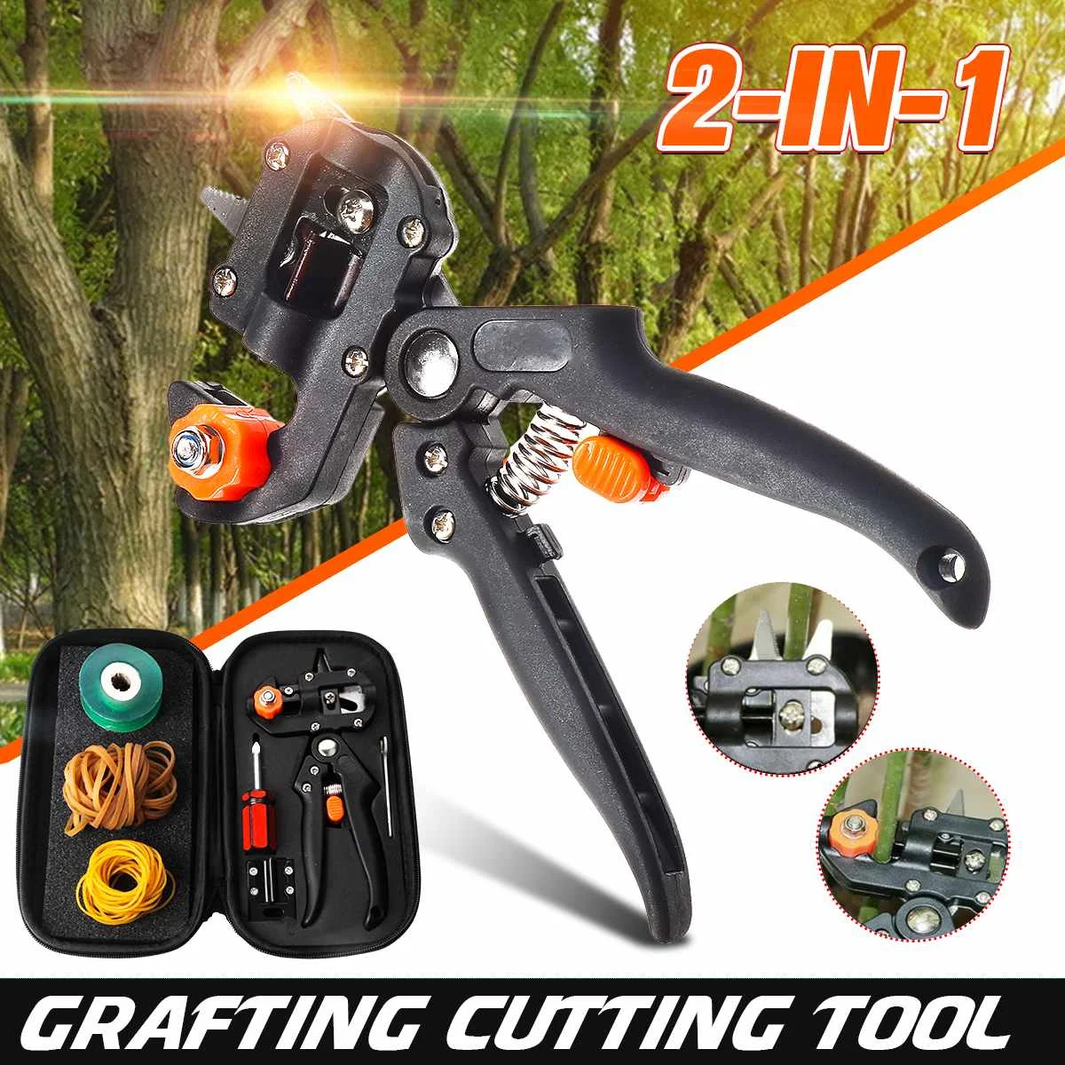 Pruning Grafting Shears Scissor Pruner Fruit Tree Vaccination Multi-function Bud Cutter Replaceable Blade Gardening Tools
Pruning Grafting Shears Scissor Pruner Fruit Tree Vaccination Multi-function Bud Cutter Replaceable Blade Gardening Tools
