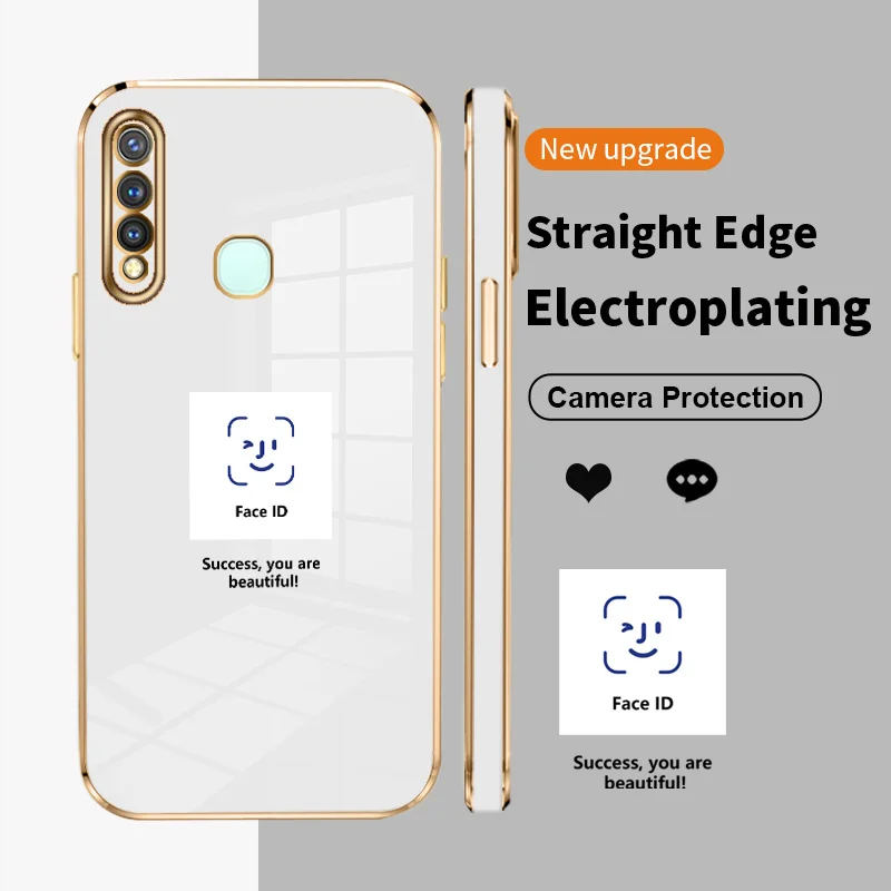 Electroplated Phone Case on for vivo Y19 Y12i Y02S Y12i Y15A Y15S Y10 Y01 Y16 Y17 Y3 Y12 Y15 Y3S Shockproof Smiley Shell 
Electroplated Phone Case on for vivo Y19 Y12i Y02S Y12i Y15A Y15S Y10 Y01 Y16 Y17 Y3 Y12 Y15 Y3S Shockproof Smiley Shell