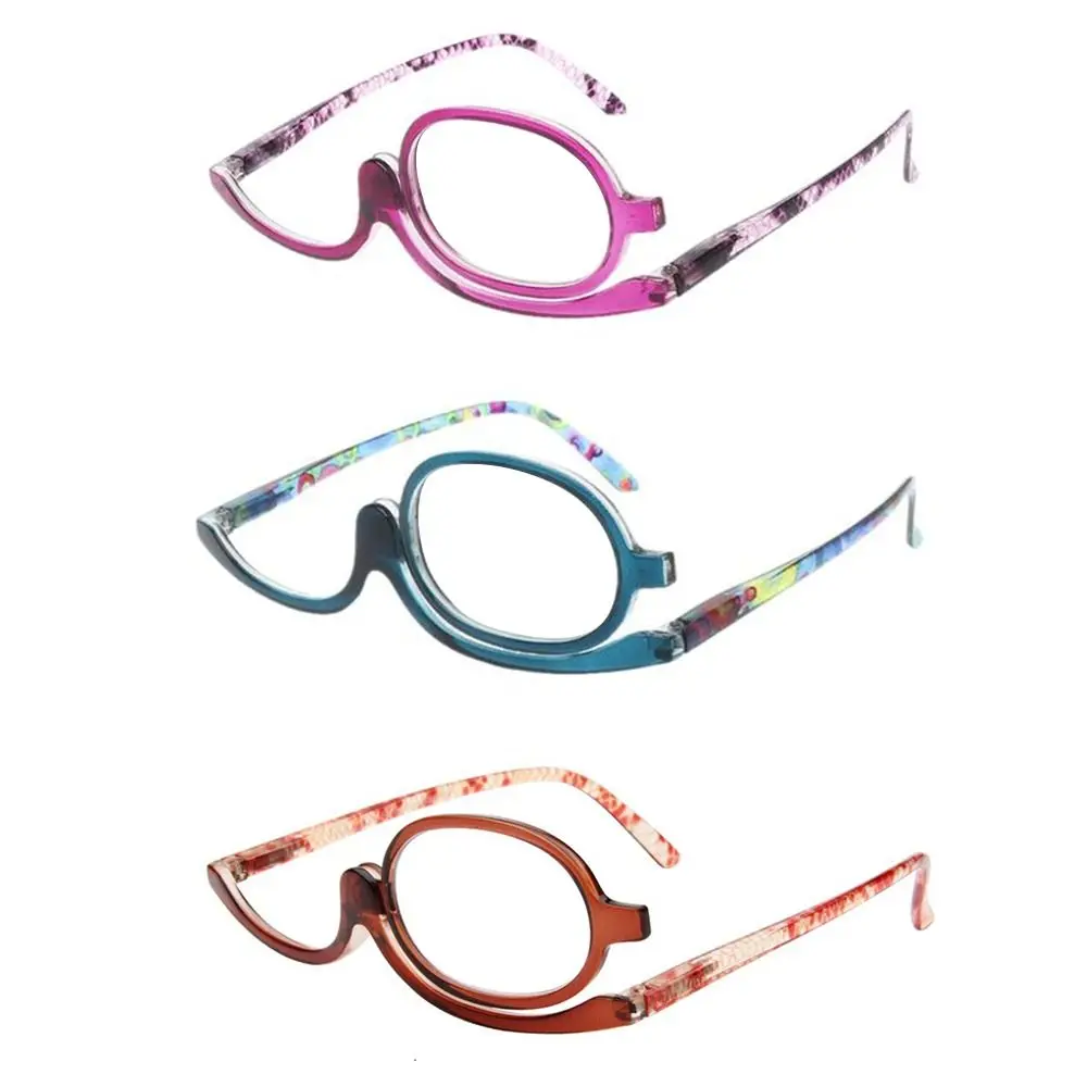 

Увеличительные очки Вращающиеся очки для макияжа очки для чтения складные очки Косметика общего назначения + 1,0 + 1,5 + 2,0 + 2,5 + 3,0 очки