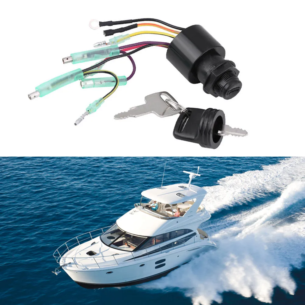Parts Ignition Key Switch Fittings For Mercury Motors Outboard Boat Engine Plastic + Metal With 2x Key 3 Position
Parts Ignition Key Switch Fittings For Mercury Motors Outboard Boat Engine Plastic + Metal With 2x Key 3 Position
