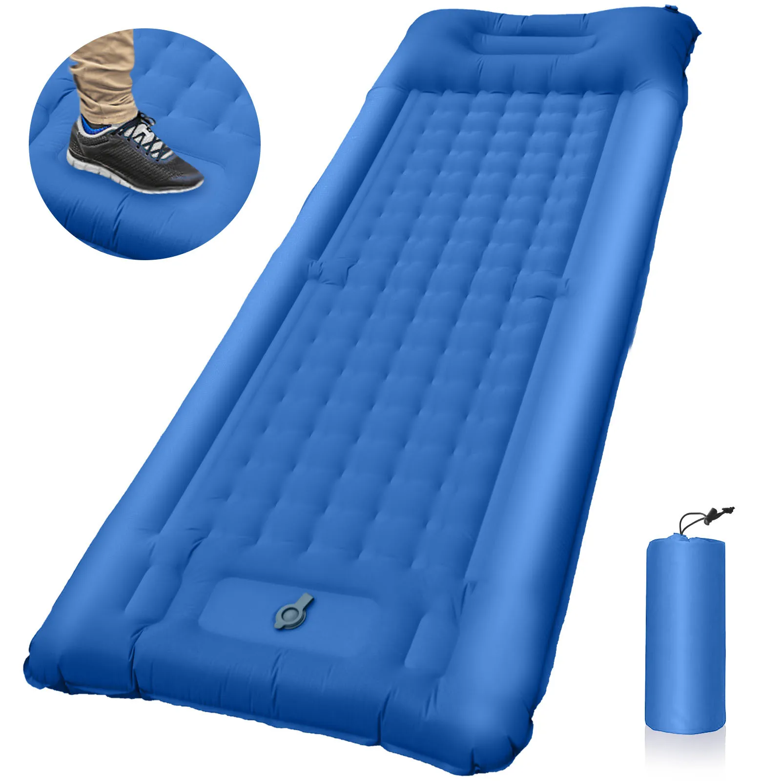 Brand New Sleeping Mat Inflatable Outdoor Pressure Bearing Sporting Stronger Support Buttons Disperses Gravity
Brand New Sleeping Mat Inflatable Outdoor Pressure Bearing Sporting Stronger Support Buttons Disperses Gravity