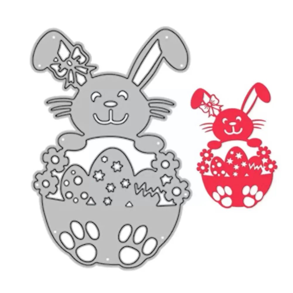 

Easter Lovely Bunny Metal Cutting Mold For Scrapbooks Paper Craft Knife Mould Carbon Steel Reusable Cutting Dies Diy Tool P3s8