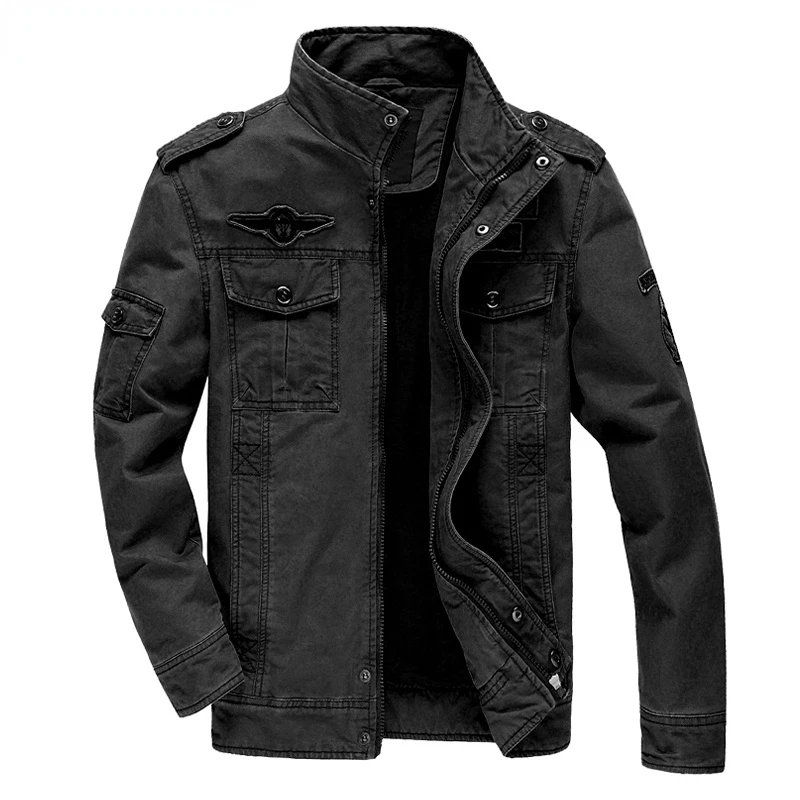 Jacket Mens 2022 Autumn Men Solid Color Coat Male Fashion Military Outwear Large Size 6XL Military Jacket Men Hunting Clothes
Jacket Mens 2022 Autumn Men Solid Color Coat Male Fashion Military Outwear Large Size 6XL Military Jacket Men Hunting Clothes