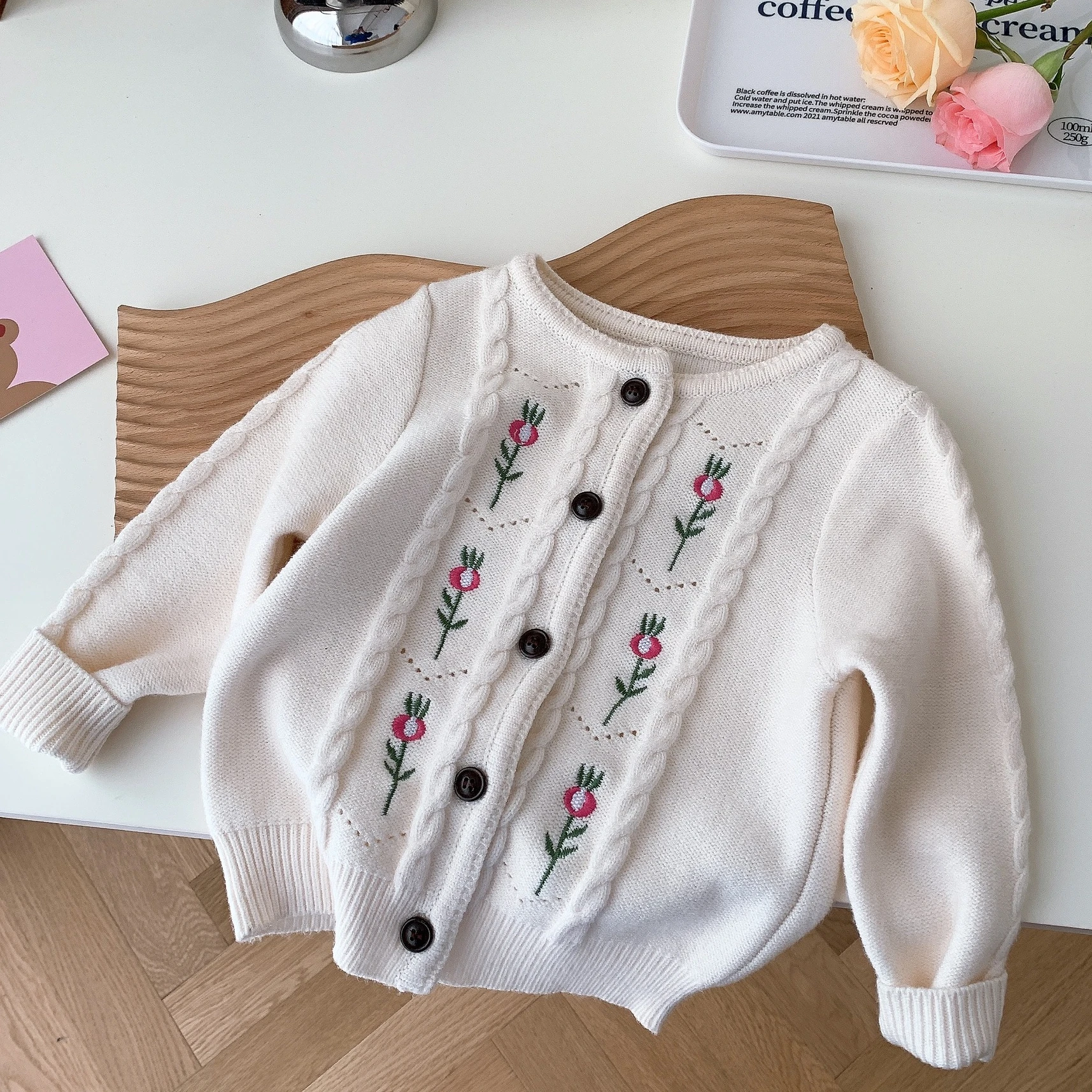 4648C Girls' Sweater Casual Knitted Cardigan Coat 2023 Spring New Flower Long Sleeve Girl's Sweater Cardigan Jacket Tops
4648C Girls' Sweater Casual Knitted Cardigan Coat 2023 Spring New Flower Long Sleeve Girl's Sweater Cardigan Jacket Tops
