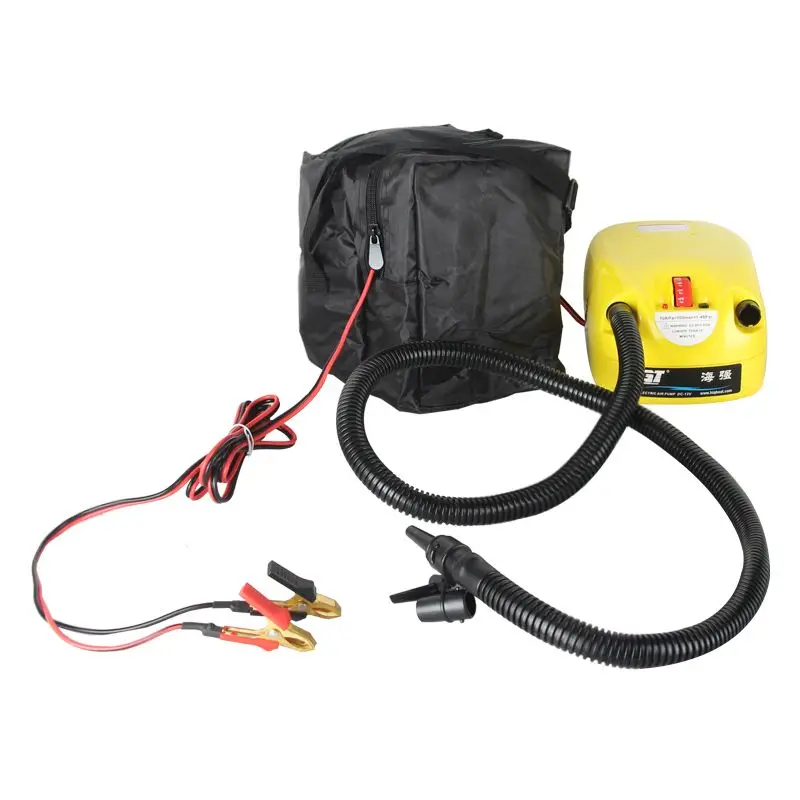 High quality 12 psi DC electric inflatable air pump with pipe nozzles using for inflatable boat sup kayak canoe
High quality 12 psi DC electric inflatable air pump with pipe nozzles using for inflatable boat sup kayak canoe