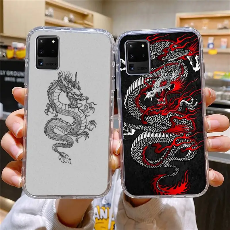 Chinese Dragon Phone Case For Samsung Galaxy S10 S10e A70 Edge S22 S23 Plus Ultra Note10 Transparent Cove
Chinese Dragon Phone Case For Samsung Galaxy S10 S10e A70 Edge S22 S23 Plus Ultra Note10 Transparent Cove