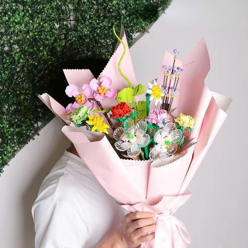 Diku 52001-18 Technical Ideas DIY Flower Building Block Flower Art Series Assembled Building Block Toys Holiday Gift Decorations
Diku 52001-18 Technical Ideas DIY Flower Building Block Flower Art Series Assembled Building Block Toys Holiday Gift Decorations