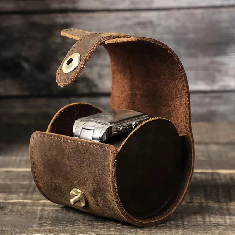 Watch Storage Box Single Pack Portable Retro Leather Display Watch Storage Box with Slide-in Watch Storage Box
Watch Storage Box Single Pack Portable Retro Leather Display Watch Storage Box with Slide-in Watch Storage Box