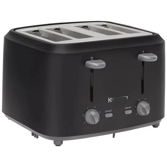 Toaster with Dual , Matte Black 
Toaster with Dual , Matte Black