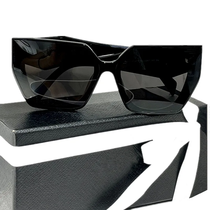 

2023 Fashion Desig Women Oversized Sunglasses UV400 Individual Shaped Acetates Plank Big Fullrim 65-15-145 Full Black Goggles