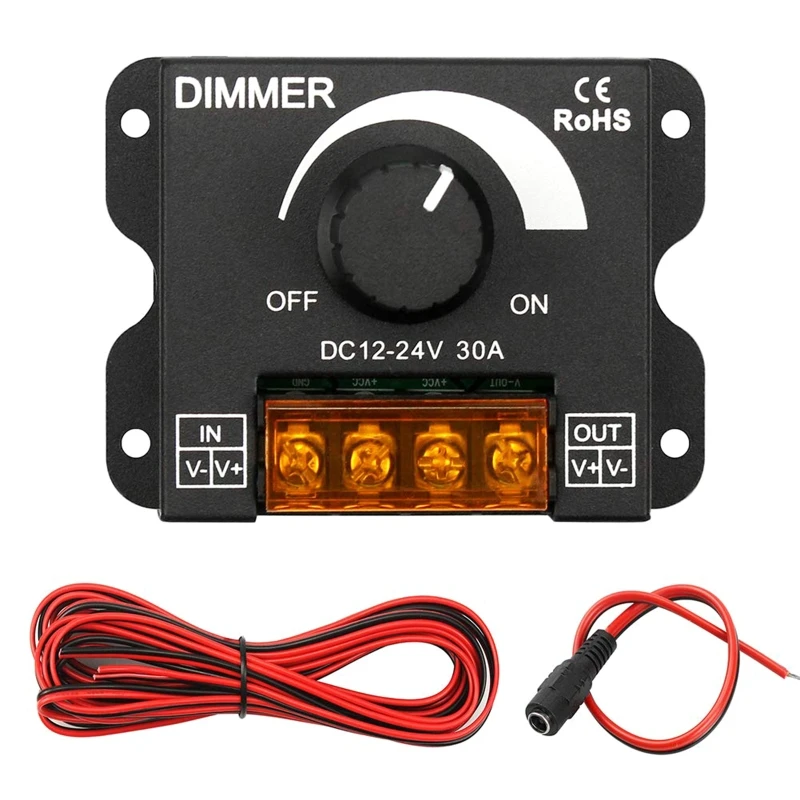 Light Strip Controller Single Color Dimmer Knob Touch Control Wireless LED Controller 12V 24V Adjust Brightness Switch E8BE
Light Strip Controller Single Color Dimmer Knob Touch Control Wireless LED Controller 12V 24V Adjust Brightness Switch E8BE
