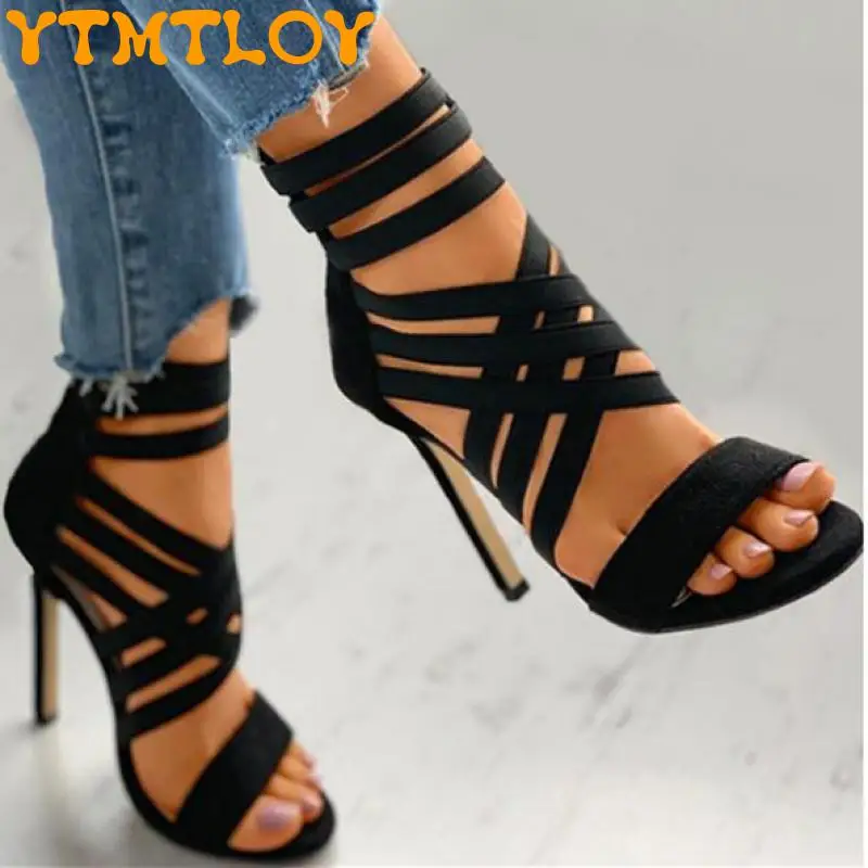 2021 summer ultra-high stiletto female wild fish mouth hollow fashion wild high-heeled sandals
2021 summer ultra-high stiletto female wild fish mouth hollow fashion wild high-heeled sandals
