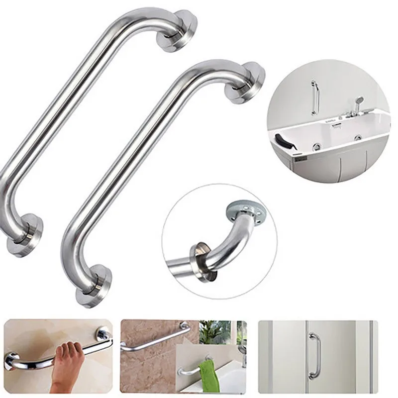 Stainless Steel Handrail Shower Bathtub Handrail Towel Rail Bathroom Aid Safety Hand Handle Bathroom Hardware Parts
Stainless Steel Handrail Shower Bathtub Handrail Towel Rail Bathroom Aid Safety Hand Handle Bathroom Hardware Parts